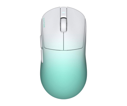 Myszka bezprzewodowa HATOR Quasar 3 Ultima 8k (white-mint)